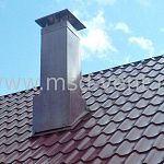 Колпак с коробом с выступом RAL 3005