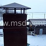 Колпак с коробом на трубу дымохода RAL8017