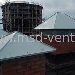 Колпаки на вентиляционные шахты жилого дома по адресу Коломяжский пр.