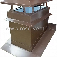 Короб металлический с колпаком и примыканием_13