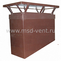 Металлический короб для печной трубы_1